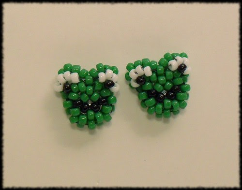 Beading Daily Earrings Every Day Challenge: Day 26a