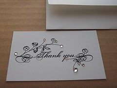 thank you, mini card