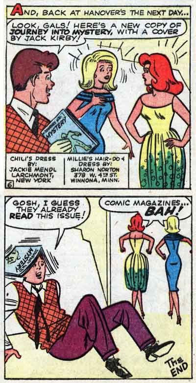 'No! Now it's not in mint condition!' Millie the Model #107