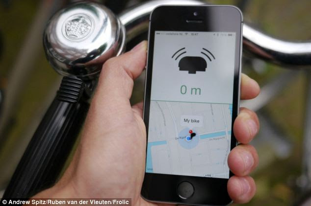 A Dutch-due has come up with a gadget that they claim will make finding bikes easier during the daily commute. Their device comes in the shape of a GPS bicycle bell which connects to a rider's smartphone to direct them to their bike