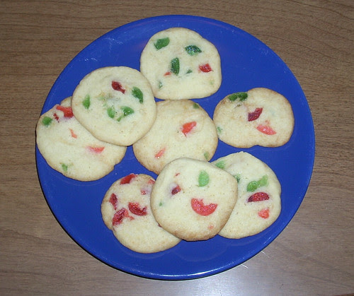 Cherry Ice Box Cookies
