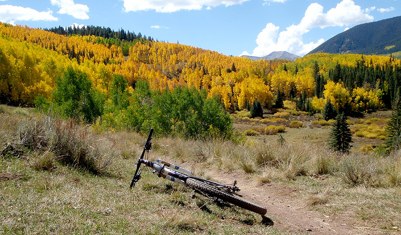 Sweet singletrack comprises the Strand Bonus Trail, Crested Butte, Colorado. Sweet singletrack comprises the Strand Bonus Trail, Crested Butte, Colorado.