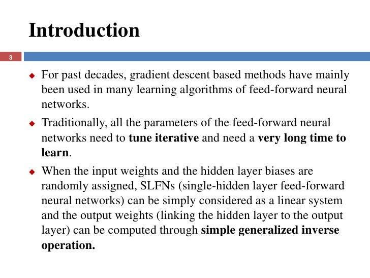 Cite Extreme Learning Machine