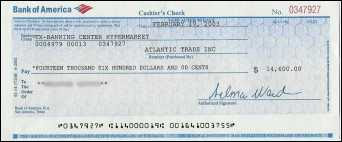 check bank america cashier void template wiki