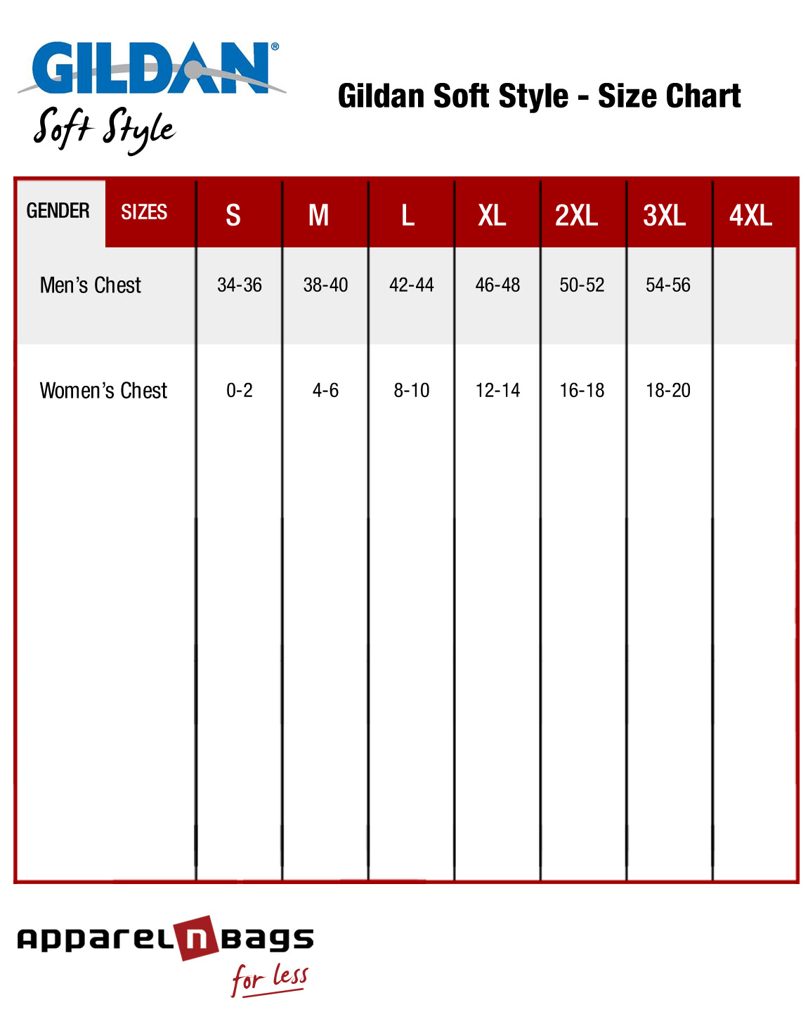 19 Elegant Youth Medium Size Chart