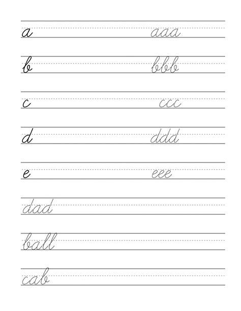 Cursive Worksheets For 6th Graders - Lori Sheffield's Reading Worksheets