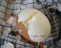 removing the egg shell