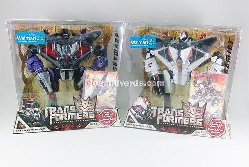 Transformers Ramjet & Skywarp RotF Voyager - caja