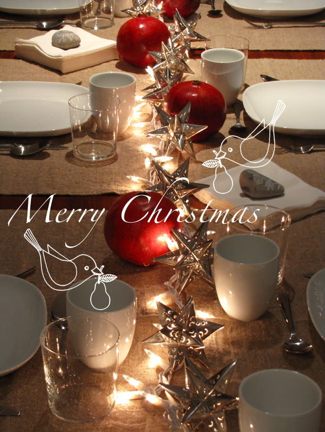 Christmas Eve table setting