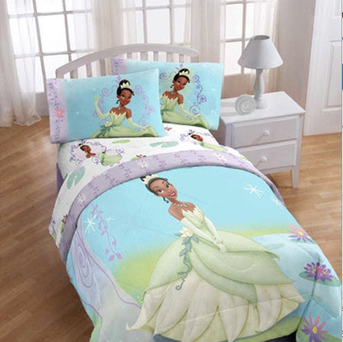 comforter princess sheet frog twin disney bedding piece bed bag herself imagines