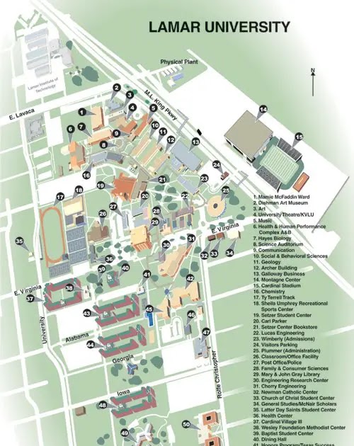 Gadgets 2018 Lamar University Map