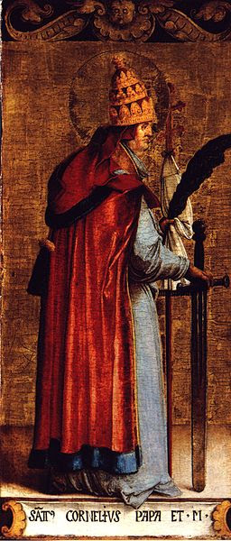 Saint Corneille. Pape (21 ème) de 251 à 253 et martyr († 253)