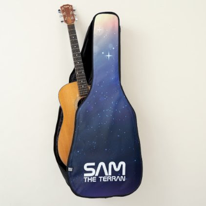 Monogram. You The Terran in Space. Funny Gift. Guitar Case