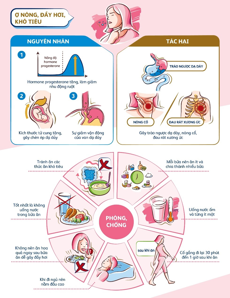 Chữa rối loạn tiêu hóa ở bà bầu