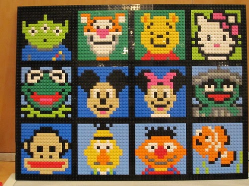 mickey mouse lego mosaic