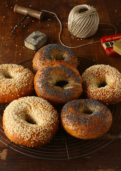 homemade bagels
