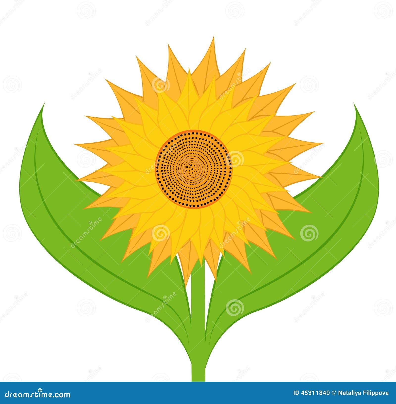 Sunflower Leaves Svg - Free Layered SVG Files