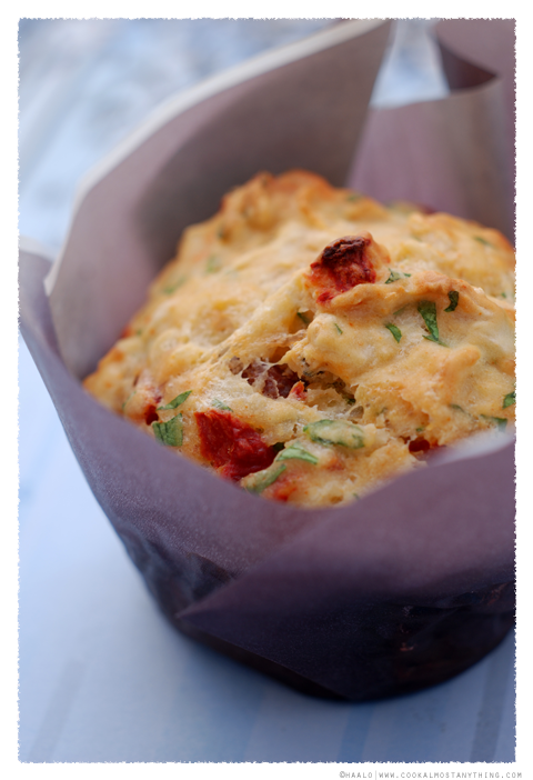 chorizo and piquillo pepper muffins© by Haalo