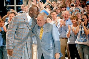 Michael Jordan and Dean Smith