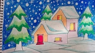 Easy Winter Season Drawing Picture - img-Aaralyn