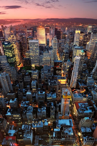New York City Skyline At Night Iphone Wallpaper