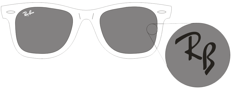 Ray Ban Logo White Png