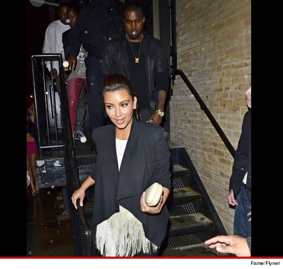 Kim Kardashian and Kanye West enjoyed a dinner out