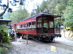 Observation car on ABT Railway