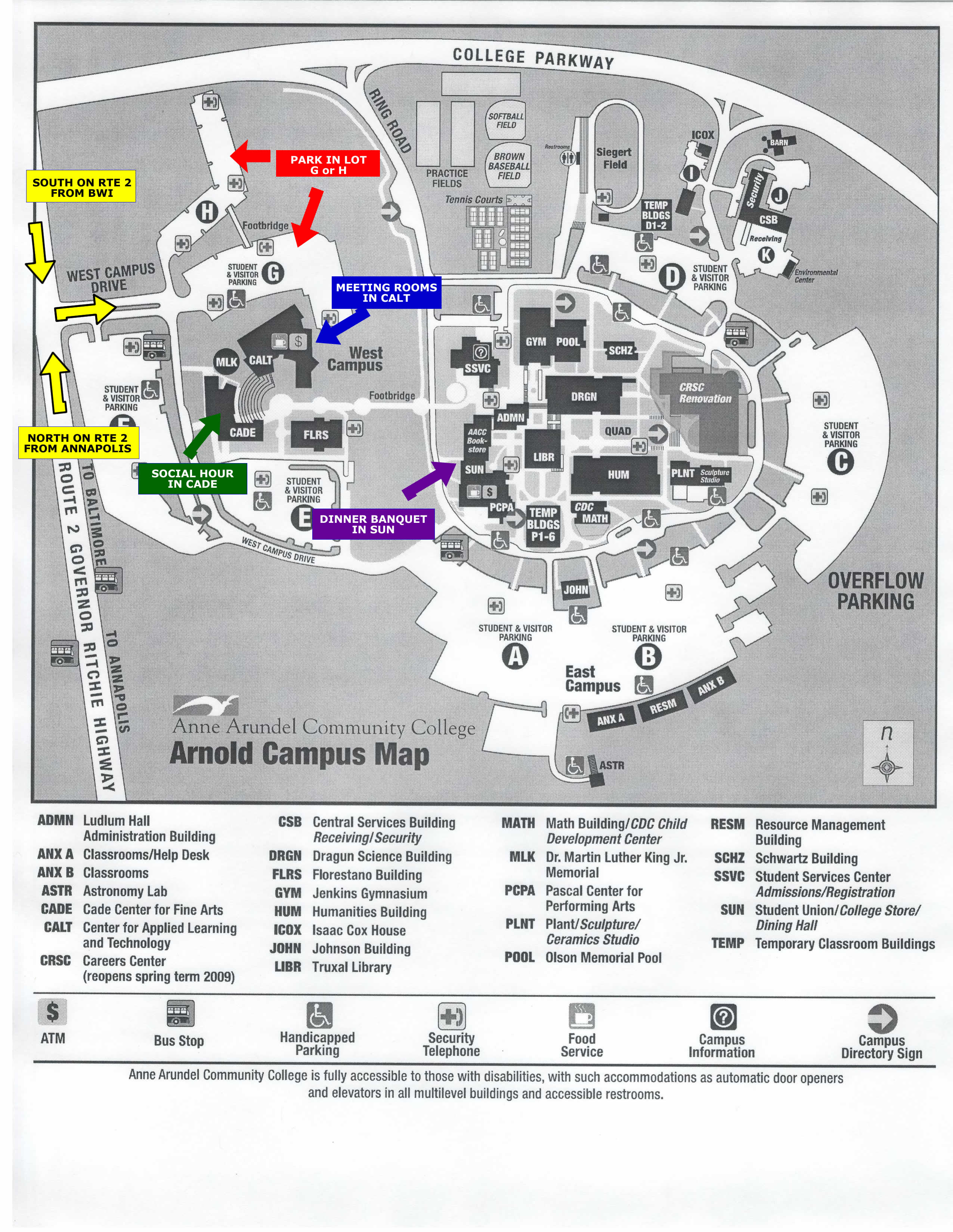 Aacc Arnold Campus Map  World Map Gray
