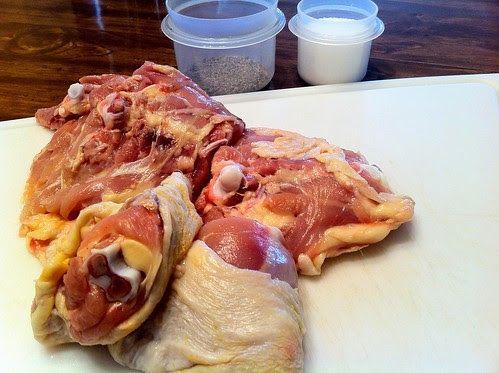 Chicken Thighs Ready for Seasoning