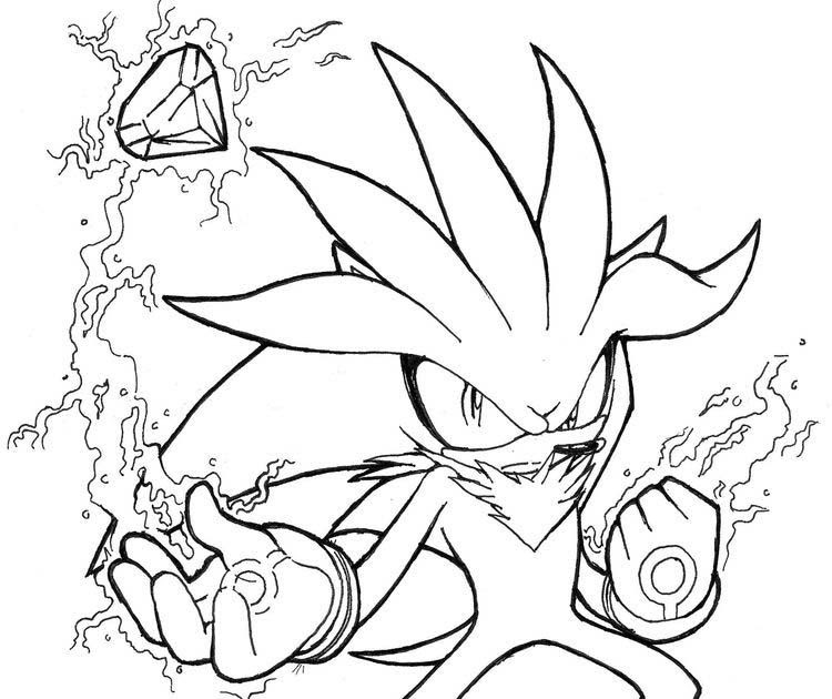 Zombie Sonic Coloring Page - Coloring page