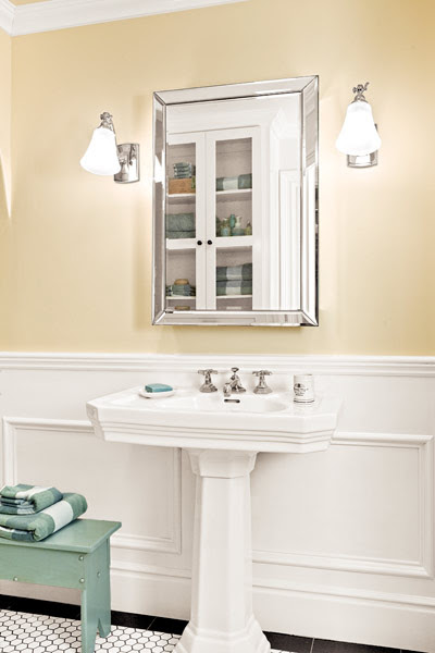 Airy and Functional | A Bathroom Adds Light, No Windows Needed ...