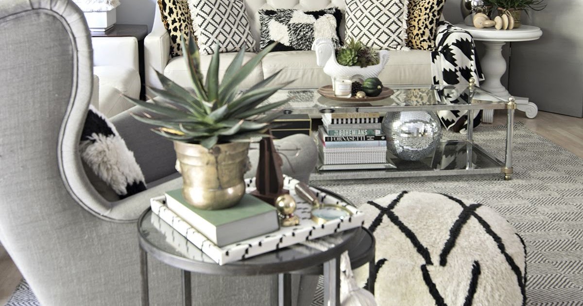 Black Gold And Silver Living Room Decor - somenot