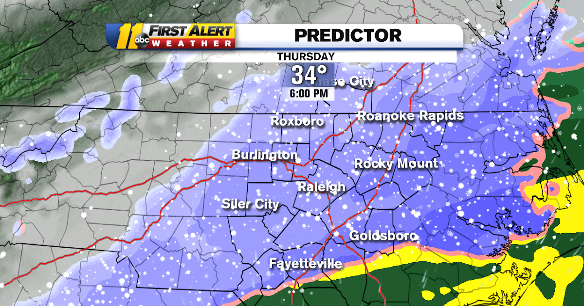 Snow Forecast North Carolina / North carolina mountains in the west