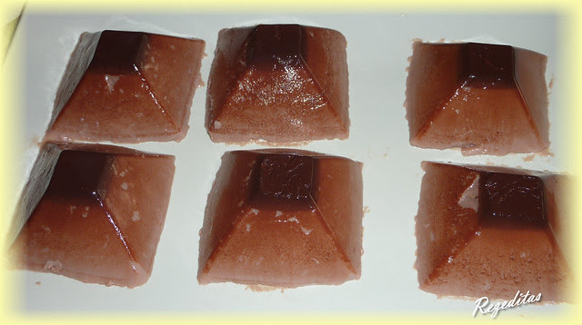 FLAN DE 2 CHOCOLATES