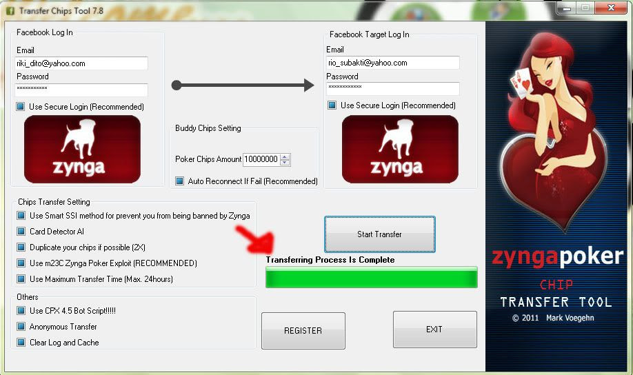 Aplikasi Transfer Chip Zynga Poker Newjames