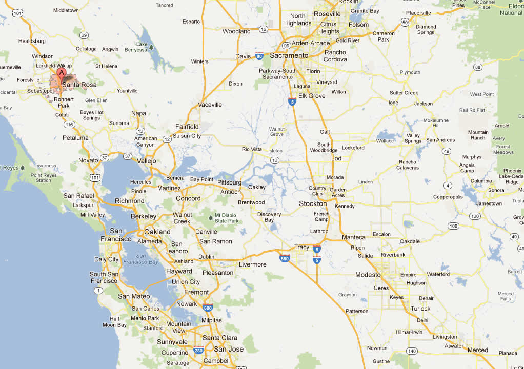 Map Of Redding Ca And Surrounding Cities Maping Resources