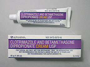 can you use clotrimazole and betamethasone dipropionate cream for acne