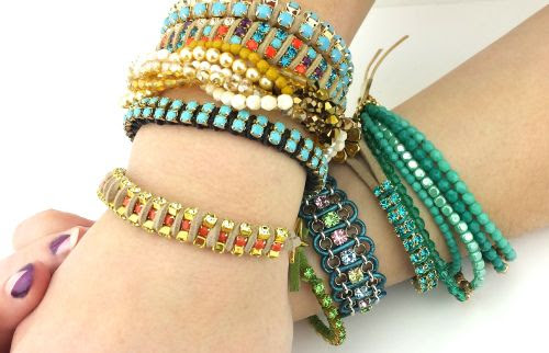 http://www.pinterest.com/pin/58828338856774107/ rhinestone chain DIY suede lace bracelet tutorial eureka crystal beads jewelry