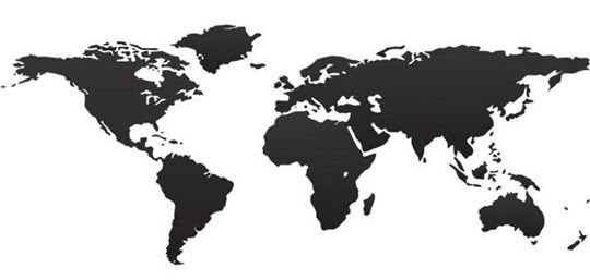 無料ダウンロード 世界 地図 白黒 ここから印刷してダウンロード