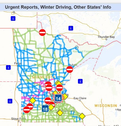 Wisconsin Winter Road Conditions Map - Maps For You