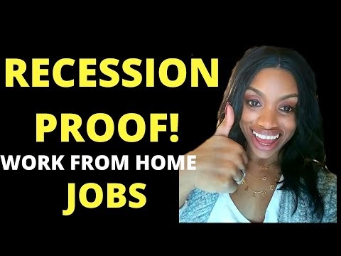 2020 RECESSION! Are You Prepared? 8 Work From Home Jobs To Start Now!