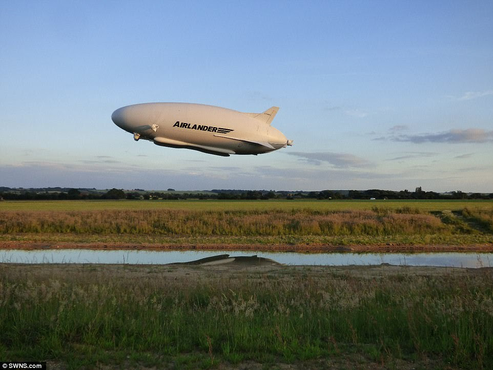 The 92-yard-long part-airship part-aeroplane was badly damaged when it nosedived during a test flight on 24 August last year