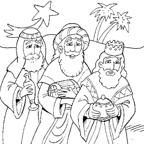 ADORAN AL NIÑO LOS PEQUES Y PECAS.: COLOREA A LOS REYES MAGOS 3.