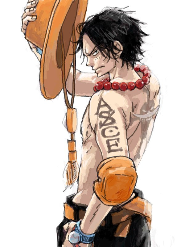 One Piece Wallpaper One Piece What Does Ace Tattoo Mean