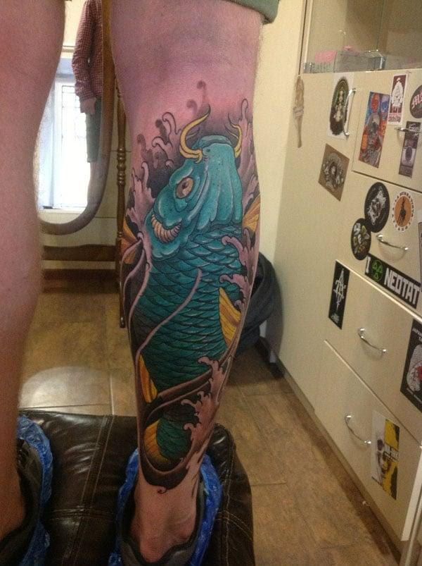 Arti Tato Gambar Ikan Koi - Gambar Bagus