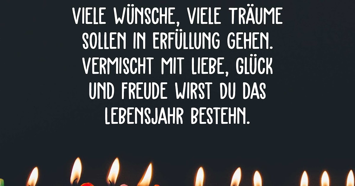 Schöne Geburtstagssprüche 18 Geburtstag