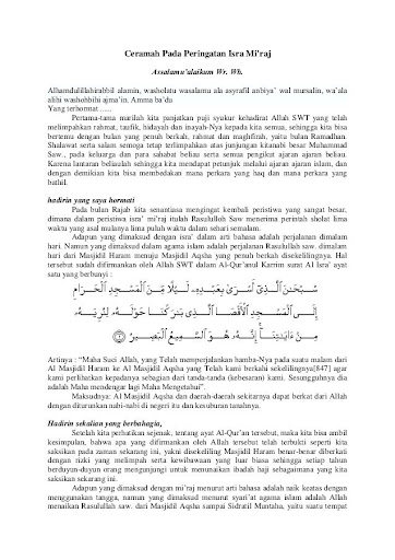 Contoh Ceramah Maulid Nabi Bahasa Sunda Jalan Permata 3