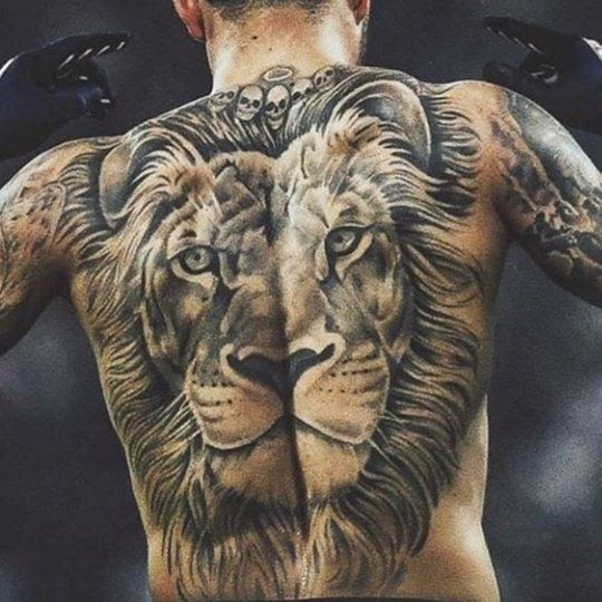 Memphis Depay Tattoo Rücken / Memphis Depay - RÃ©union de deux passions