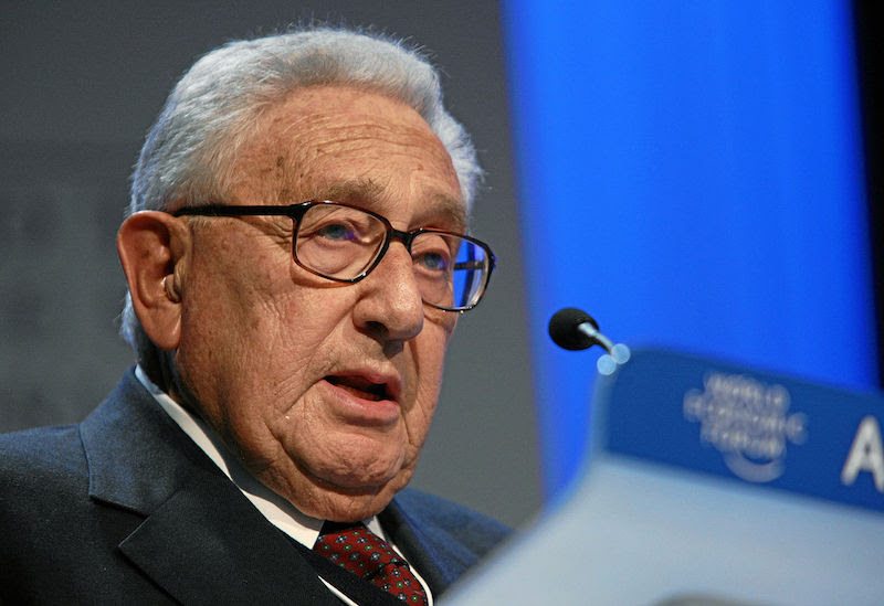 Henry Kissinger - World Economic Forum Annual Meeting Davos 2008. Copyright World Economic Forum (www.weforum.org) www.swiss-image.ch/Photo by Remy Steinegger. Flickr (CC BY-NC-SA 2.0)